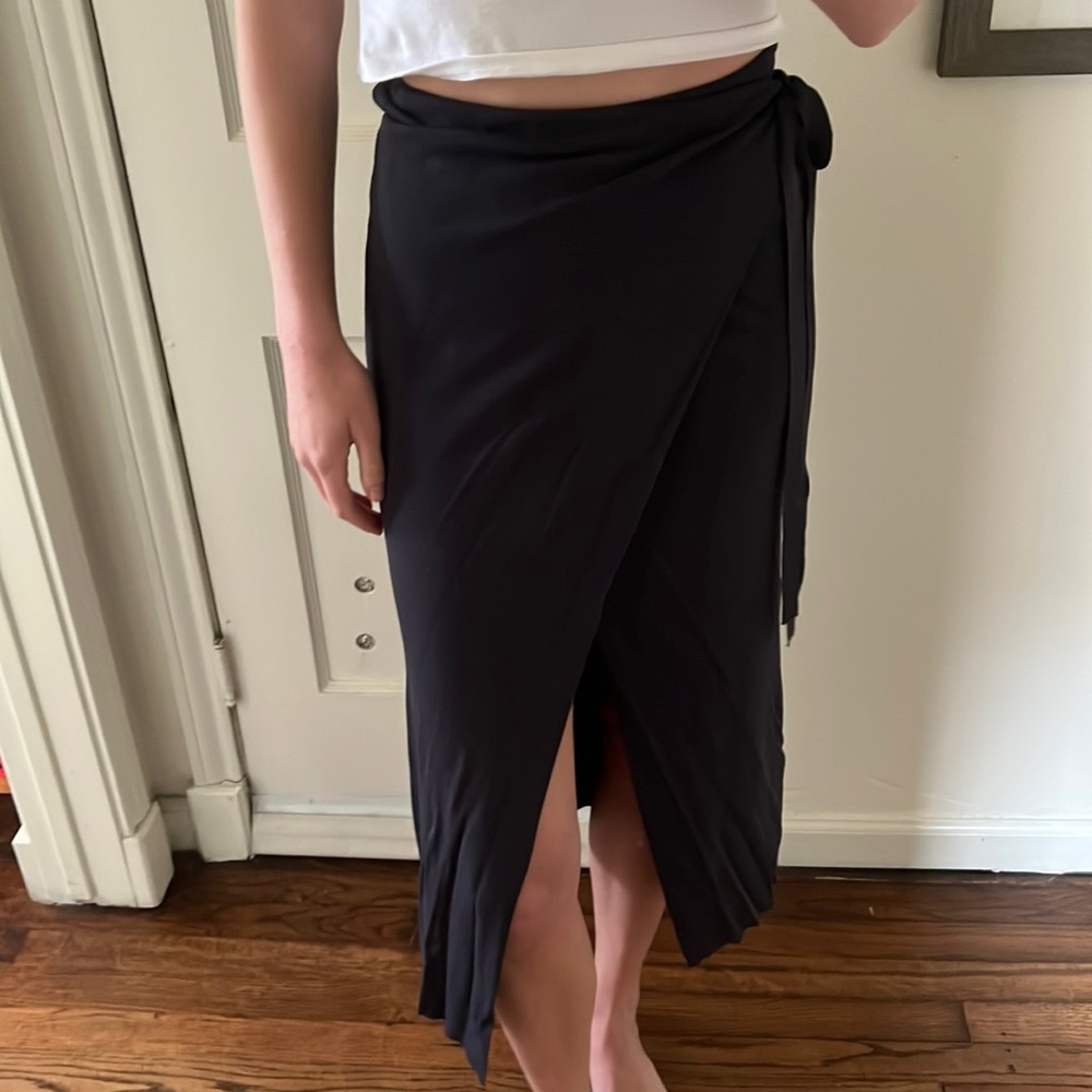 Zara midi wrap skirt